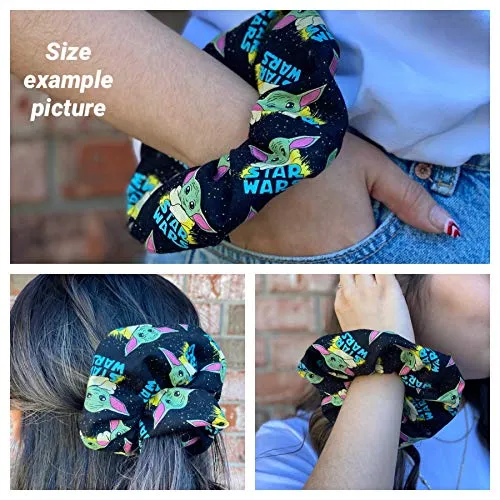 Lucky Charmed with a Rainbow Twist St Patrick's Scrunchie Hair Tie Ponytail