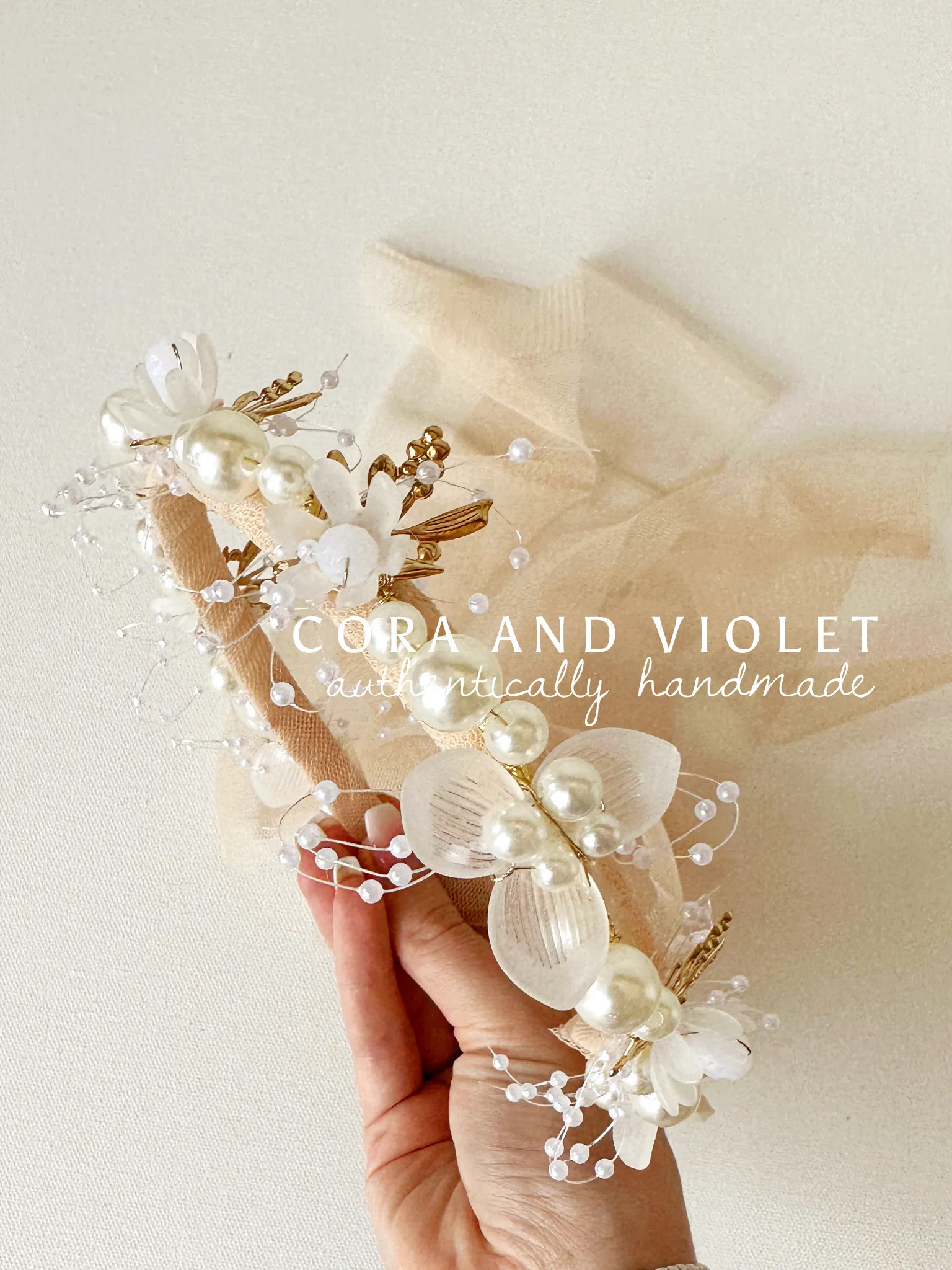 Lux Flower Girl Crown