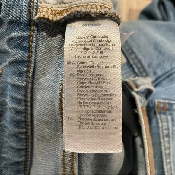 Madewell The Perfect Vintage Jean in Bradwell Wash: Ripped Edition 28