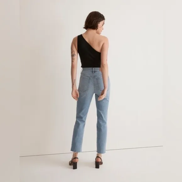 Madewell The Perfect Vintage Jean in Bradwell Wash: Ripped Edition 28