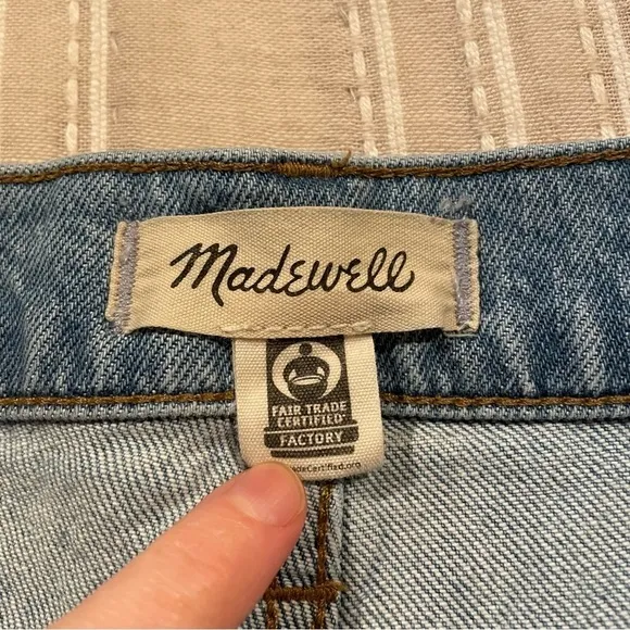 Madewell The Perfect Vintage Jean in Bradwell Wash: Ripped Edition 28