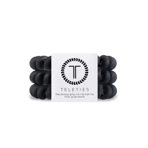 Matte Black Large Hair Tie 3 Pack