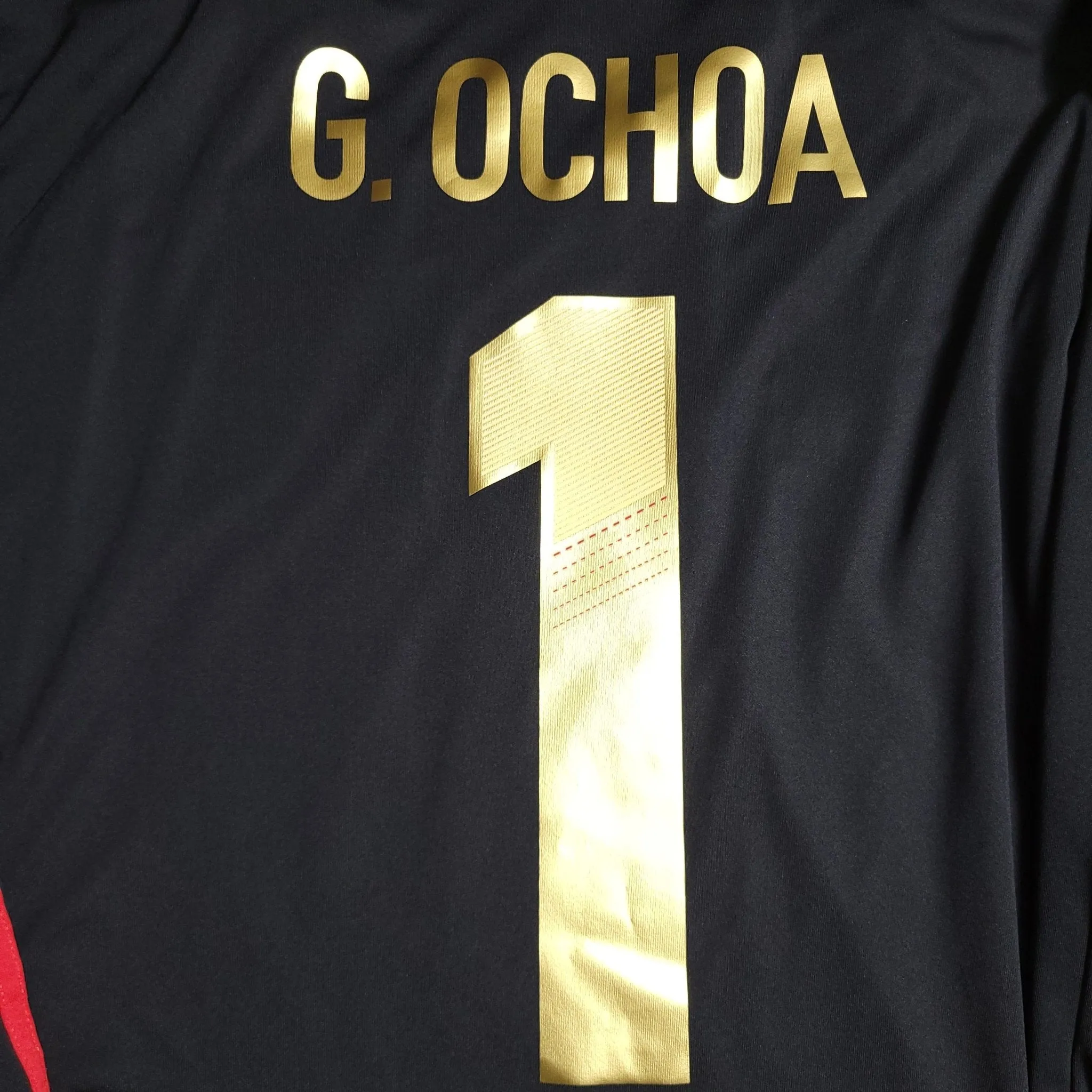 Memo Ochoa Mexico 2011 GK Soccer Away Jersey Shirt L SKU# V13582