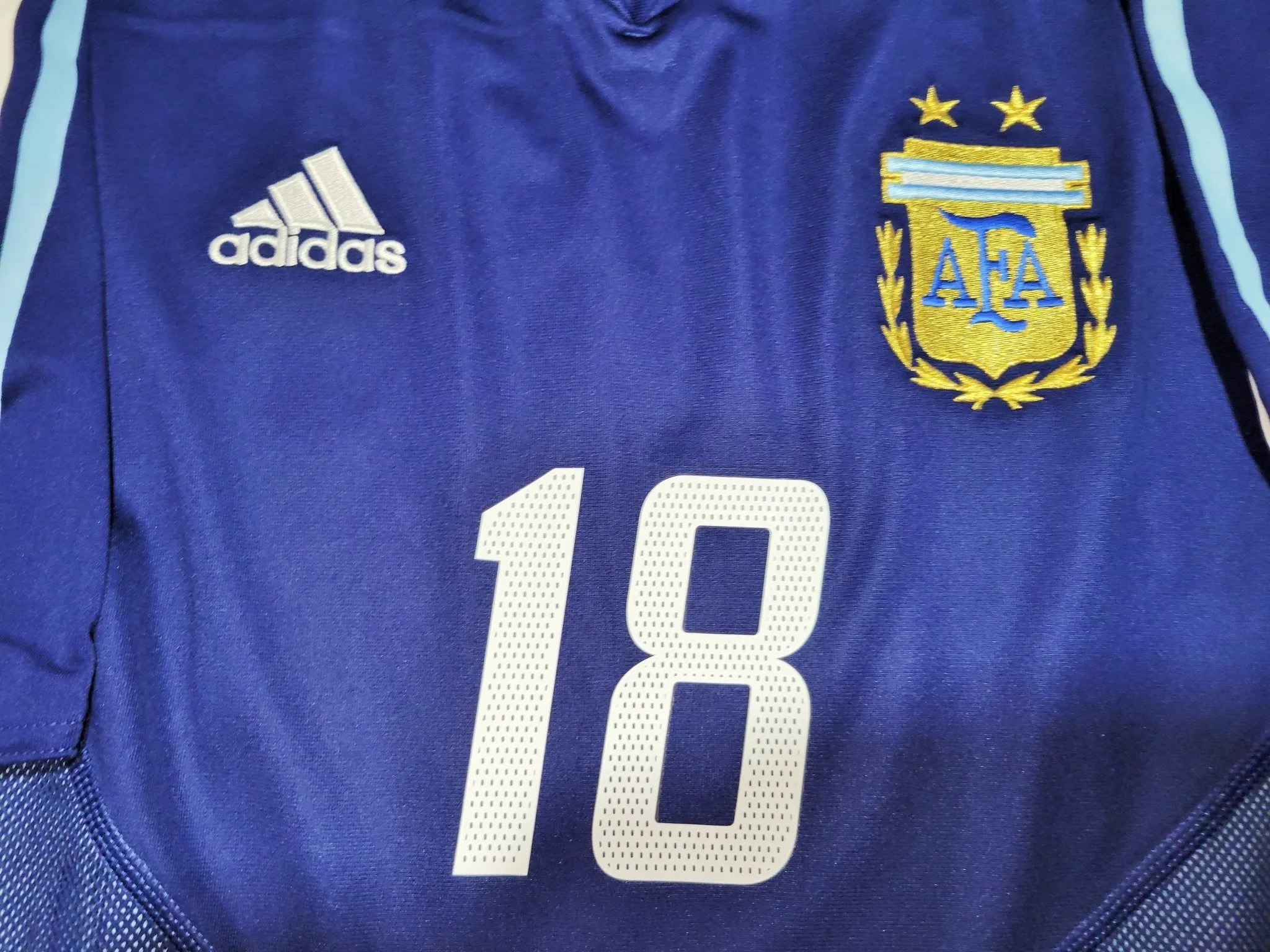 Messi Argentina 2004 2005 DEBUT Away Jersey Shirt Camiseta M SKU# 645785