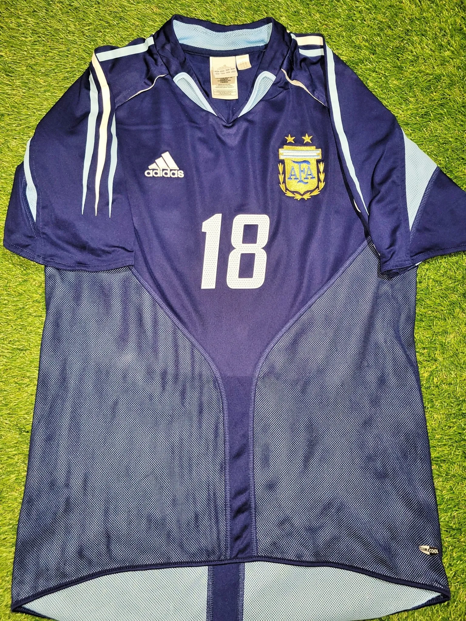 Messi Argentina 2004 2005 DEBUT Away Jersey Shirt Camiseta M SKU# 645785