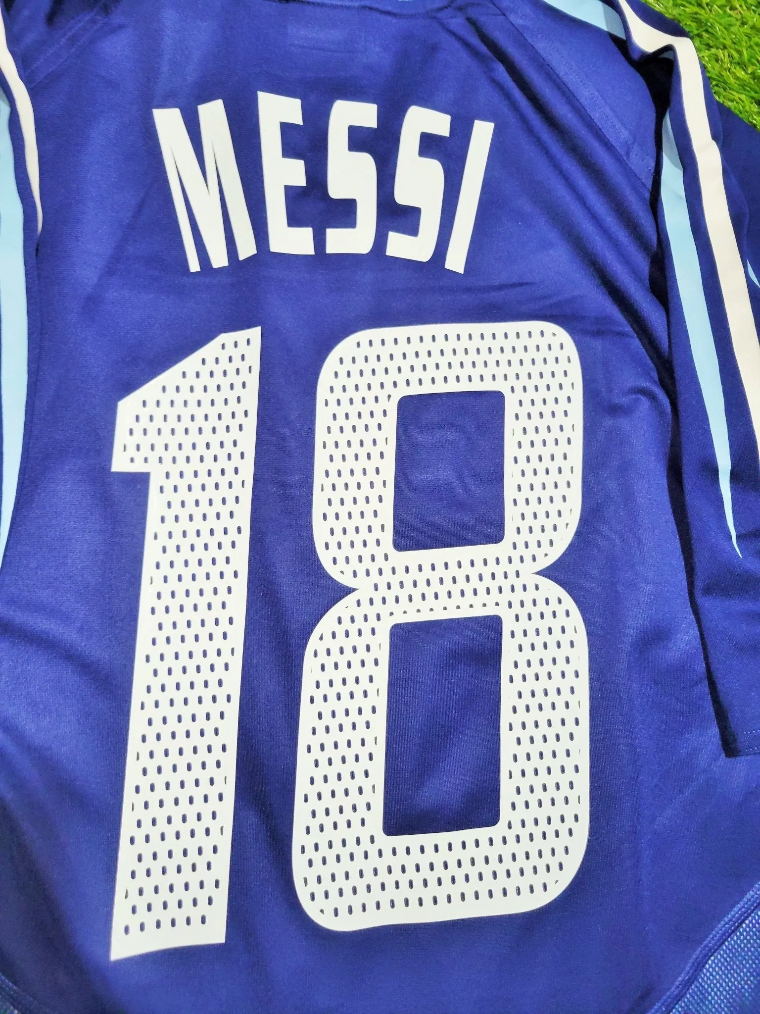 Messi Argentina 2004 2005 DEBUT Away Jersey Shirt Camiseta M SKU# 645785