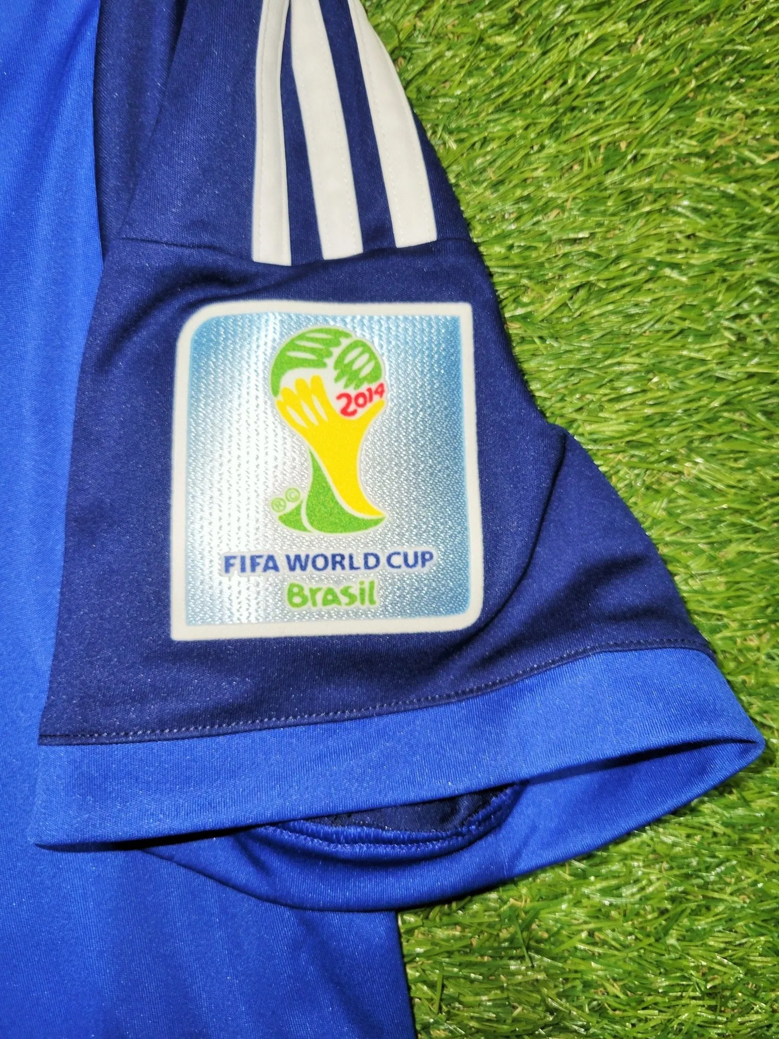 Messi Argentina 2014 WORLD CUP FINAL Away Jersey Shirt Camiseta BNWT L SKU# G75187
