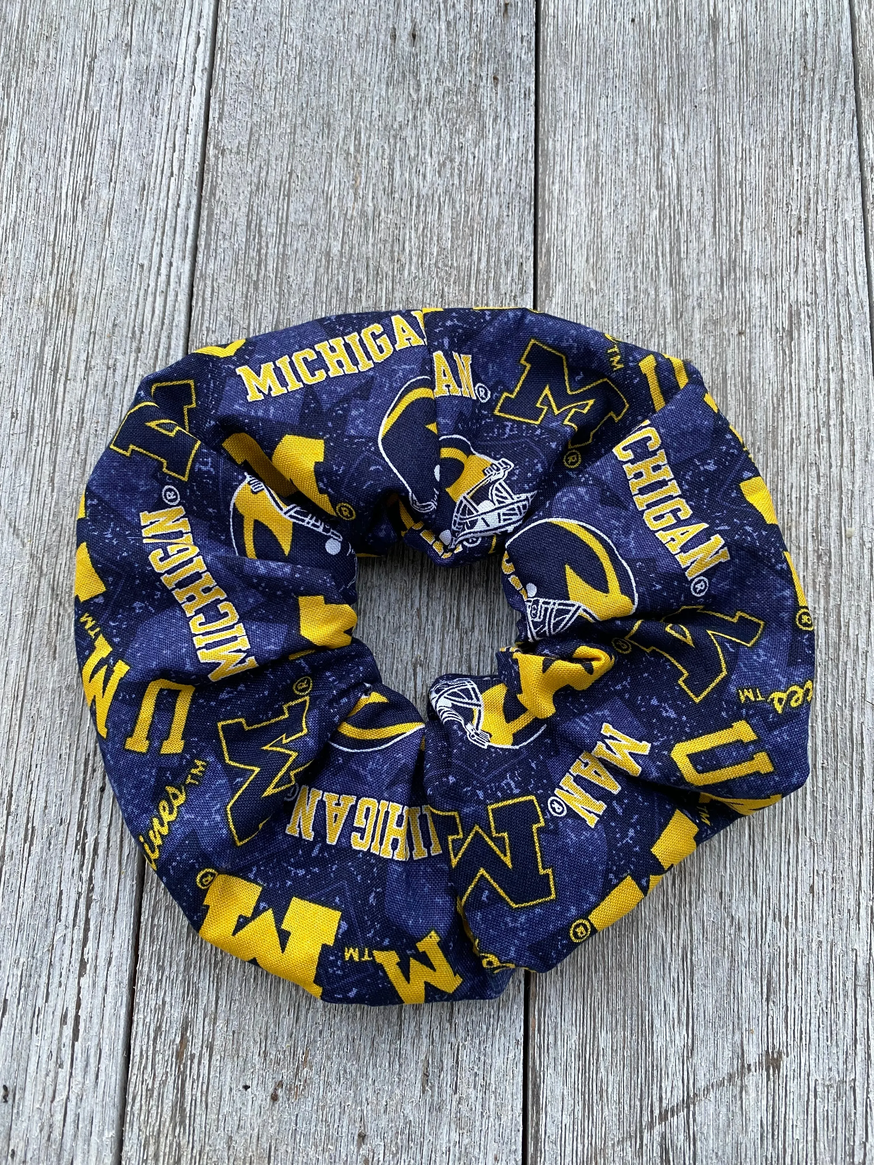 Michigan University Scrunchie Hair Tie