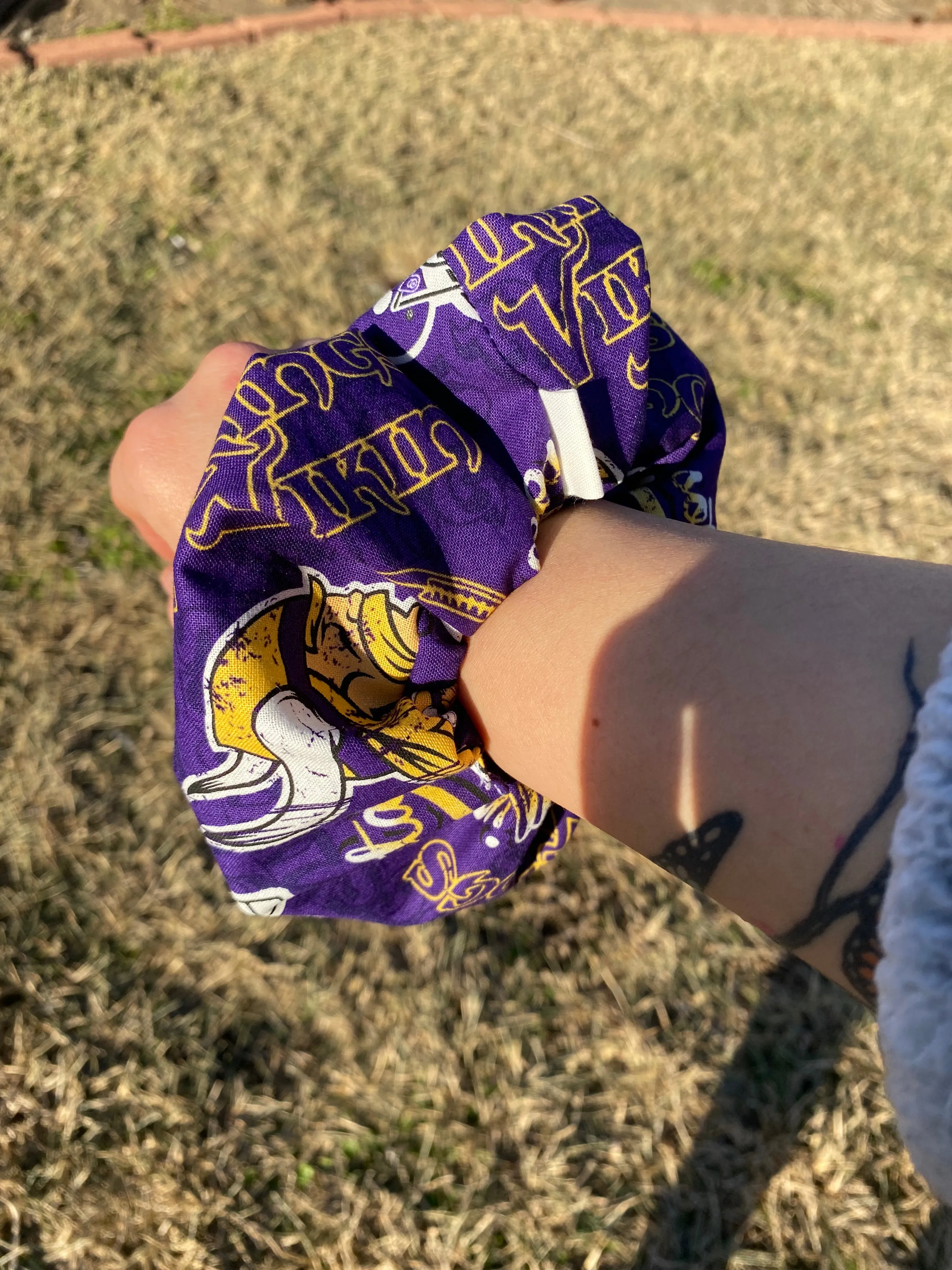 Minnesota Vikings Scrunchie Minnesota Vikings Hair tie