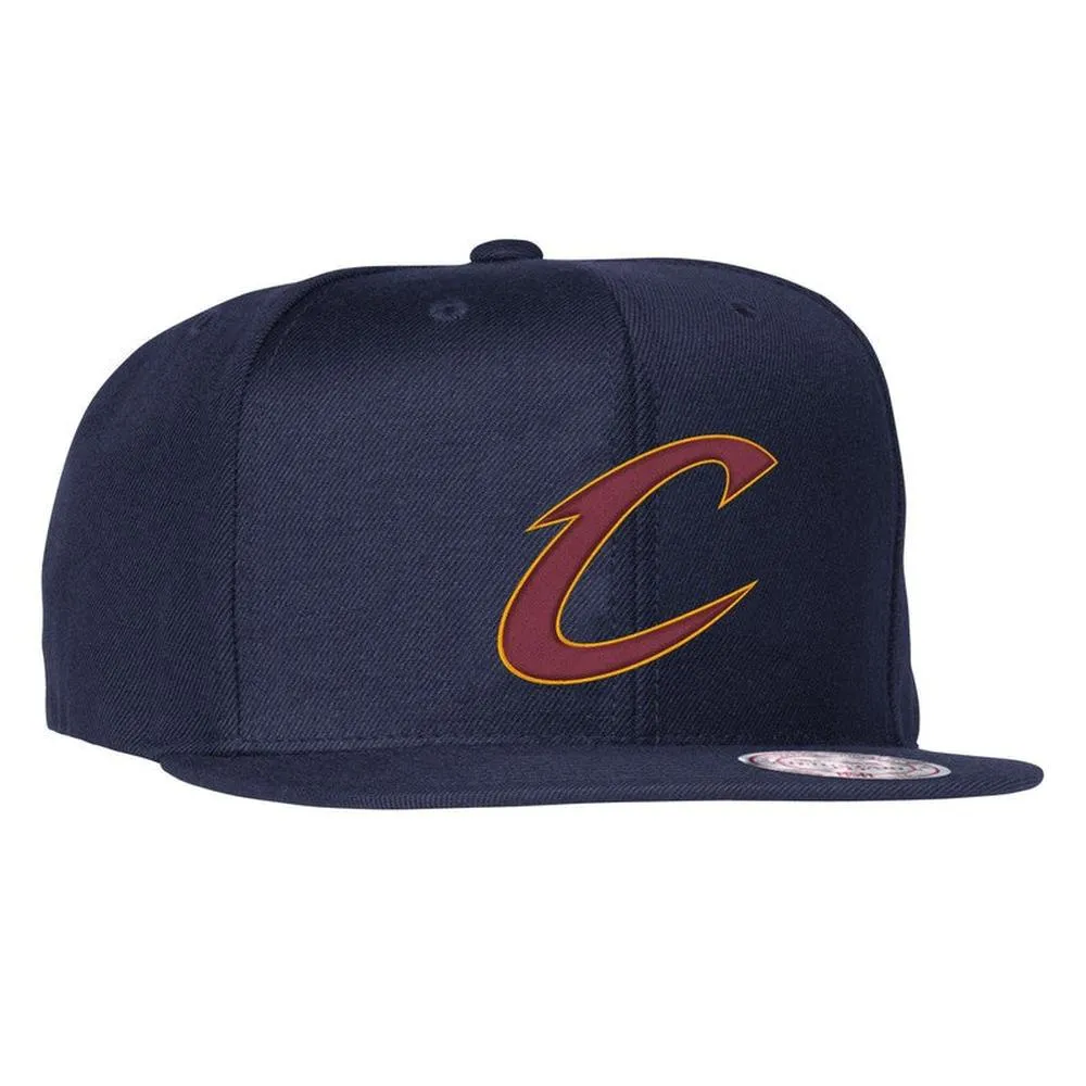 MITCHELL & NESS Cleveland Cavs Solid Snapback, WINE
