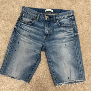 Moussy Vintage - Distressed/Pain Splatter Denim Shorts - size 26(ish) - EUC
