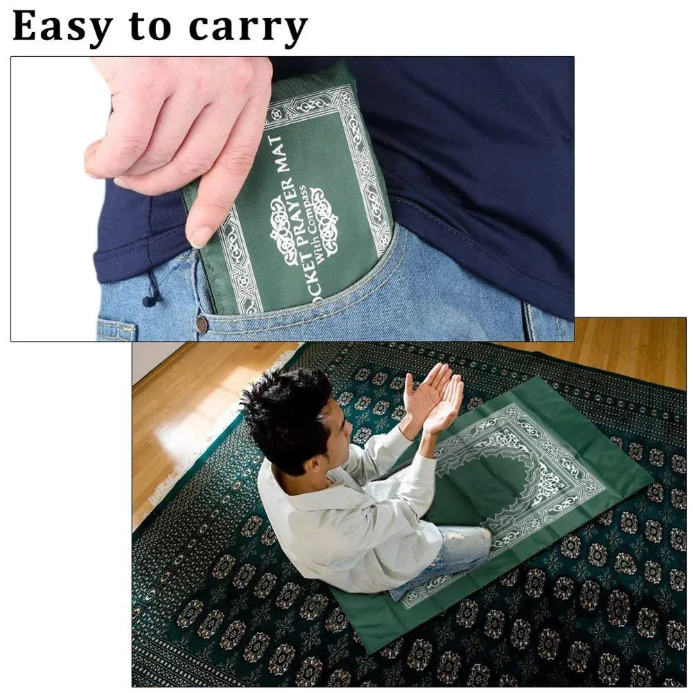 Muslim Prayer Mat Portabe Islamism Rug With Islam Carpet Islamic Church Utensils Worship Eid Blanket Home Decoration Non-Slip