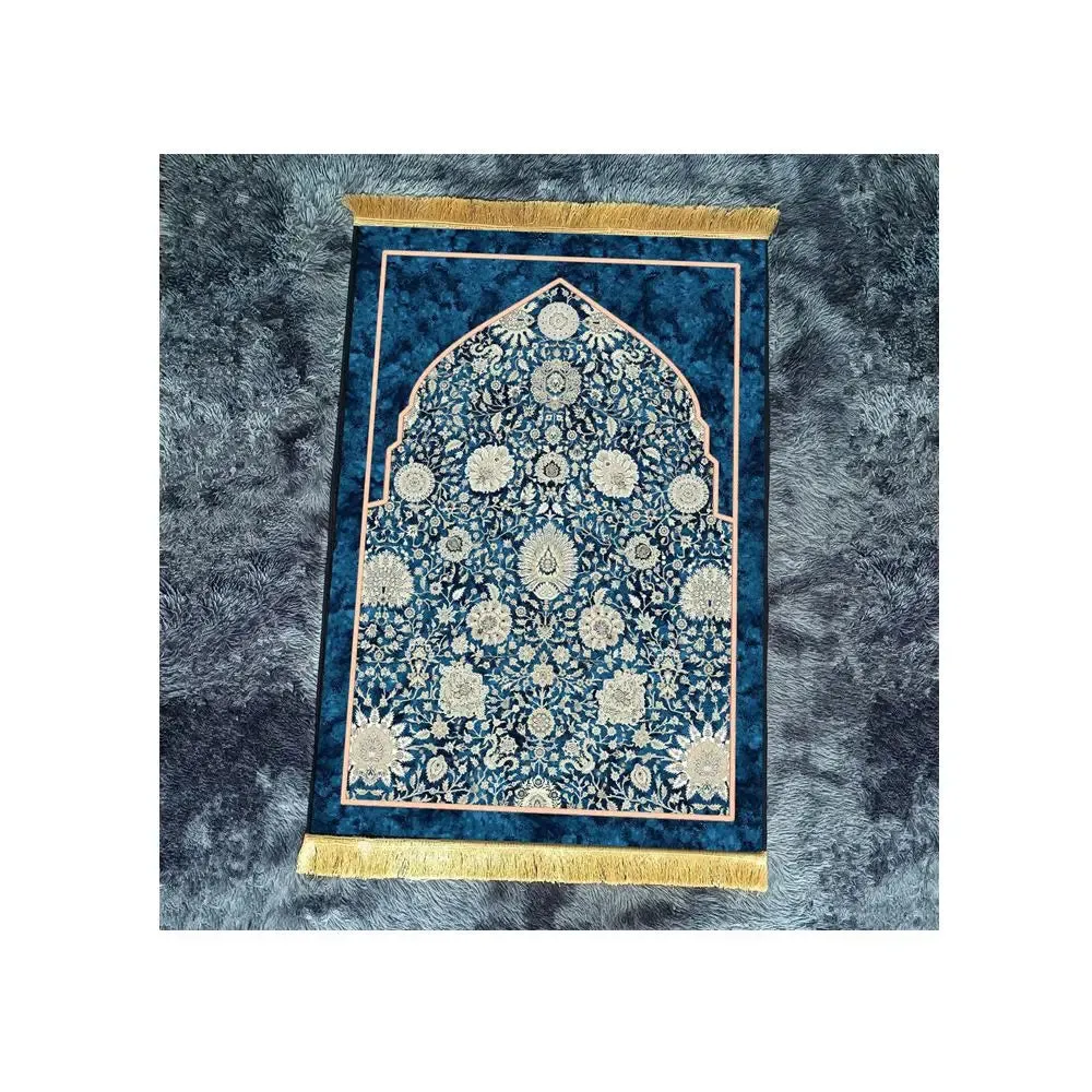 Muslimm Worship Blanket Mat Prayer Rug Home Decoration Eid Islam Non Slip Carpet