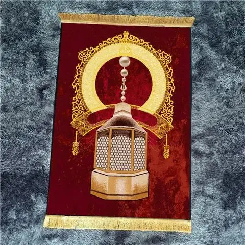 Muslimm Worship Blanket Mat Prayer Rug Home Decoration Eid Islam Non Slip Carpet