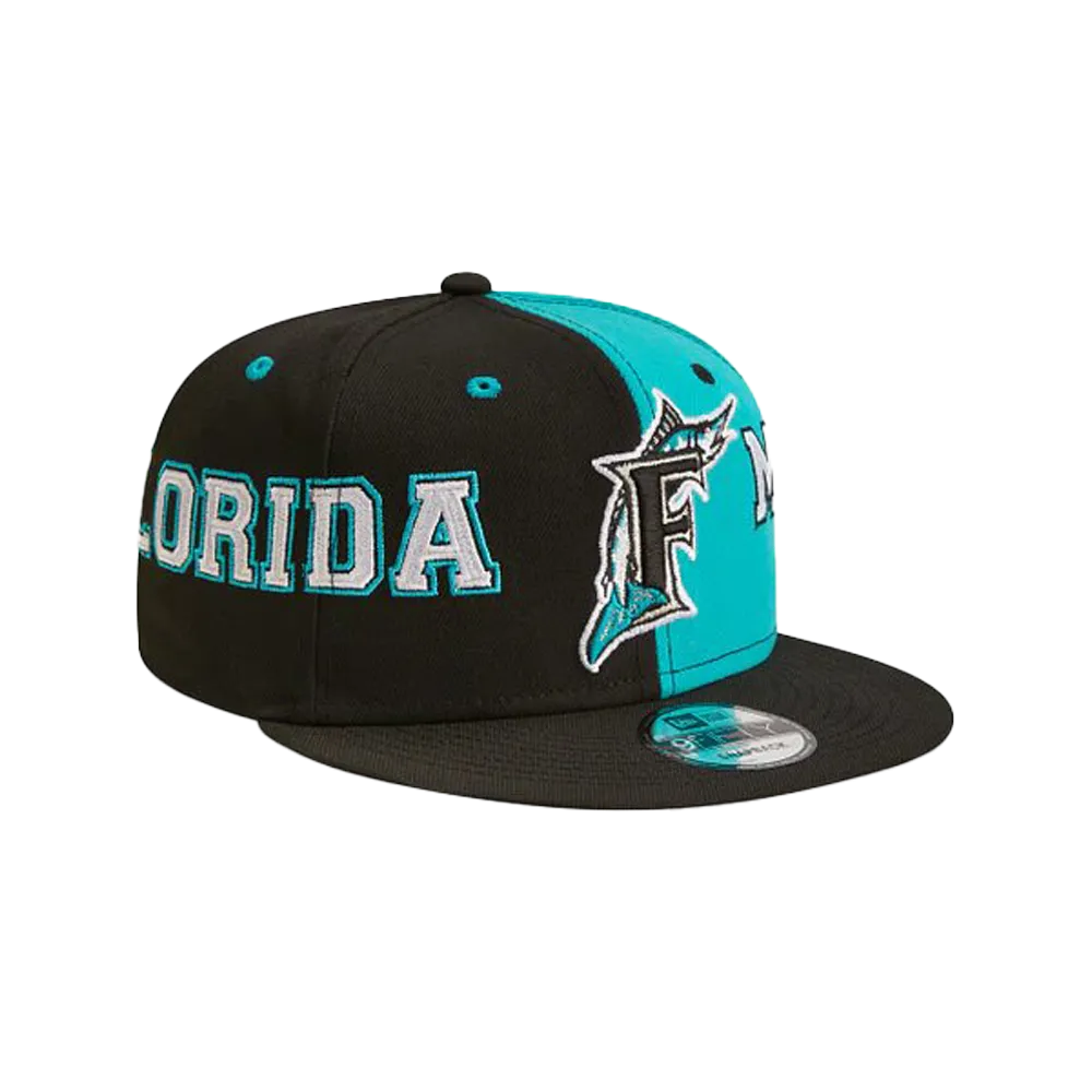 New Era Miami Marlins Team Split 59Fifty Snapback