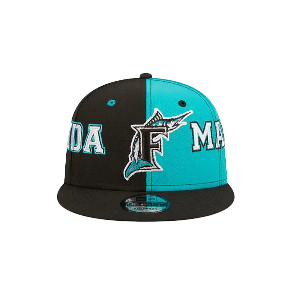 New Era Miami Marlins Team Split 59Fifty Snapback