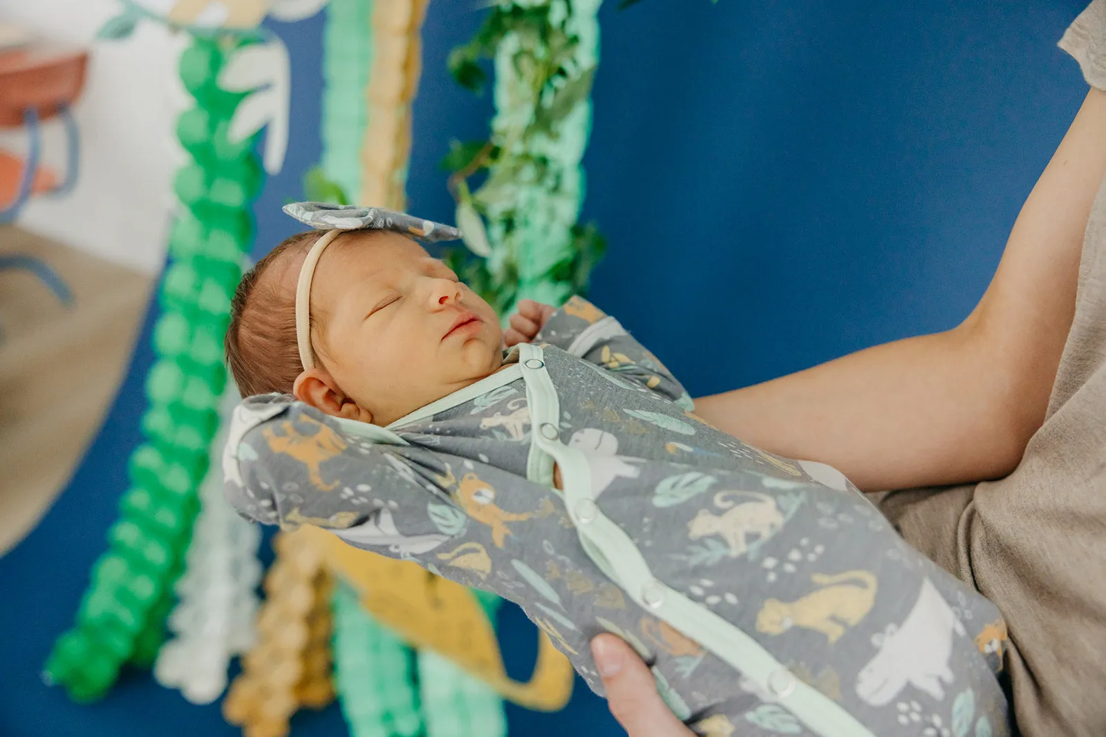 Newborn Knotted Gown - Bengal
