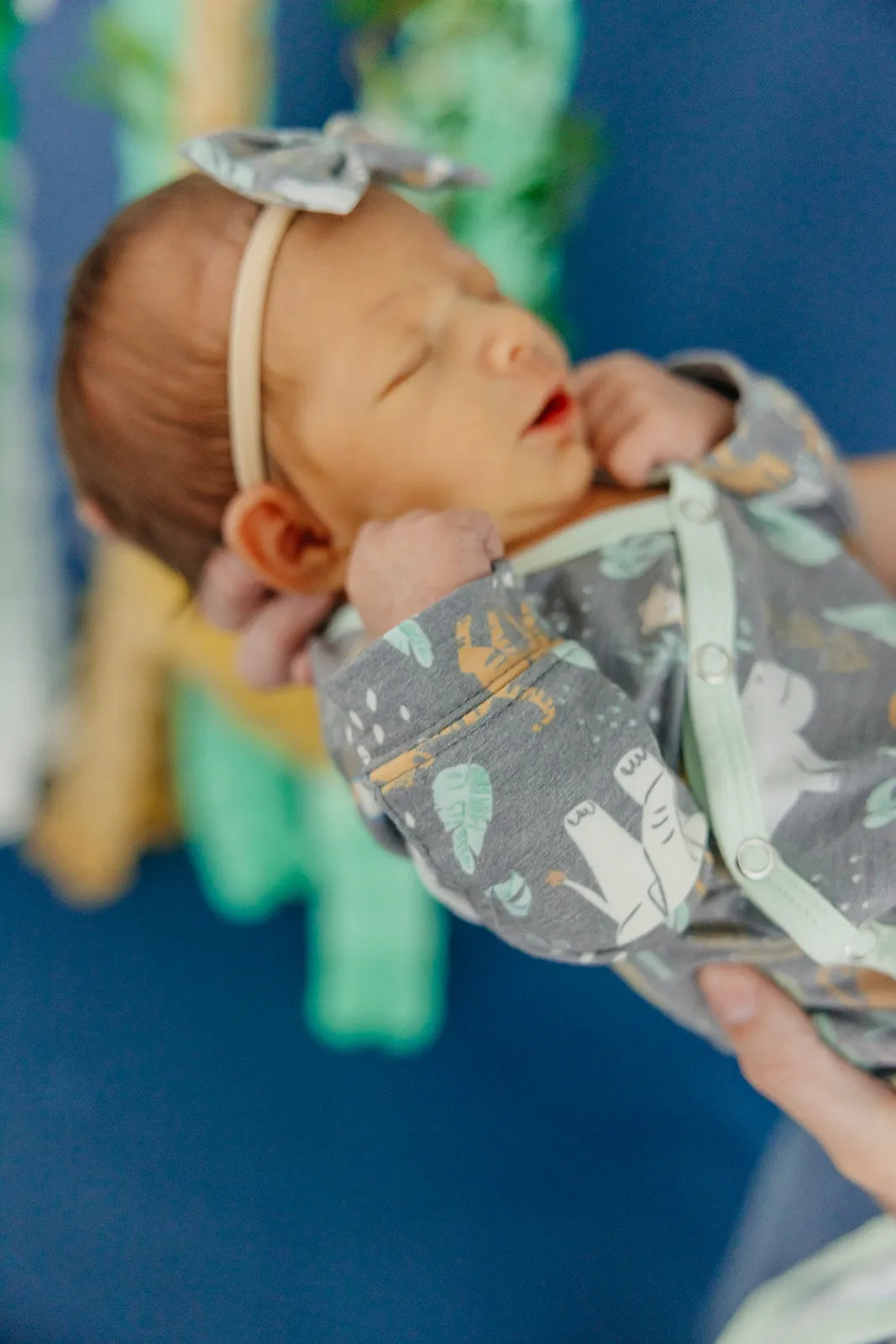 Newborn Knotted Gown - Bengal