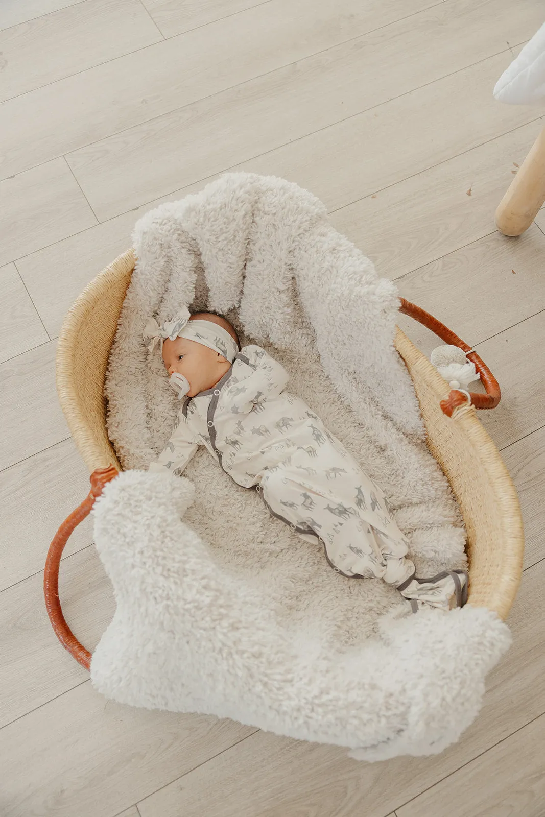Newborn Knotted Gown - Cody