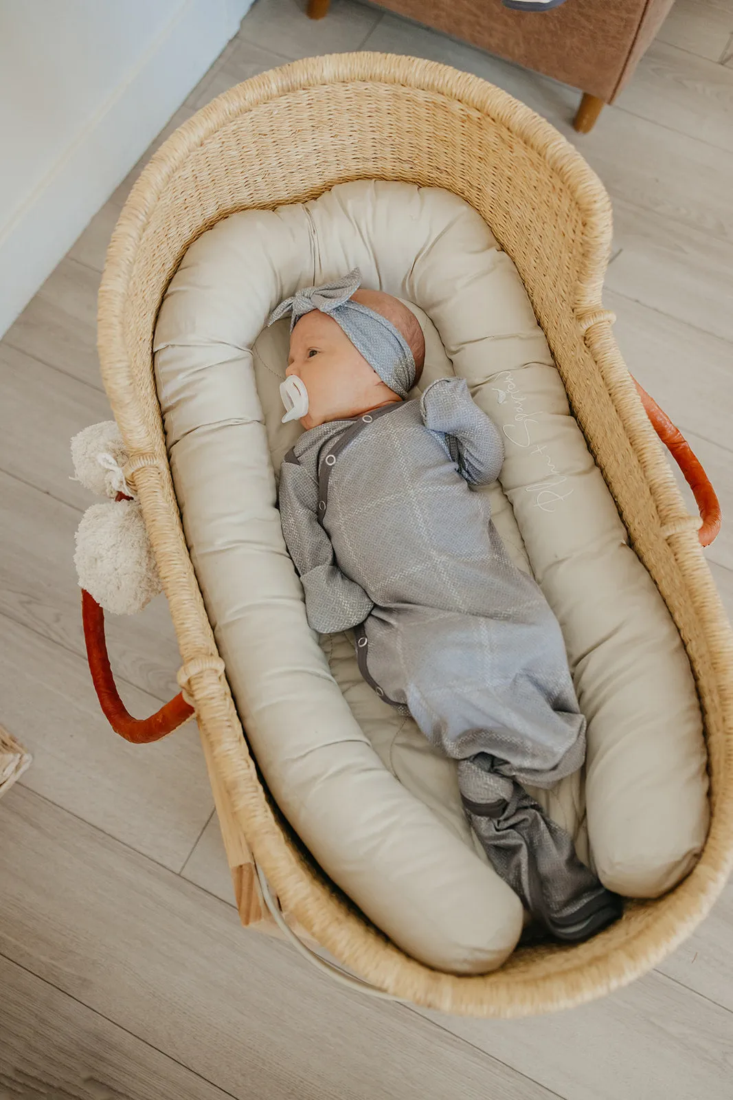 Newborn Knotted Gown - Dakota