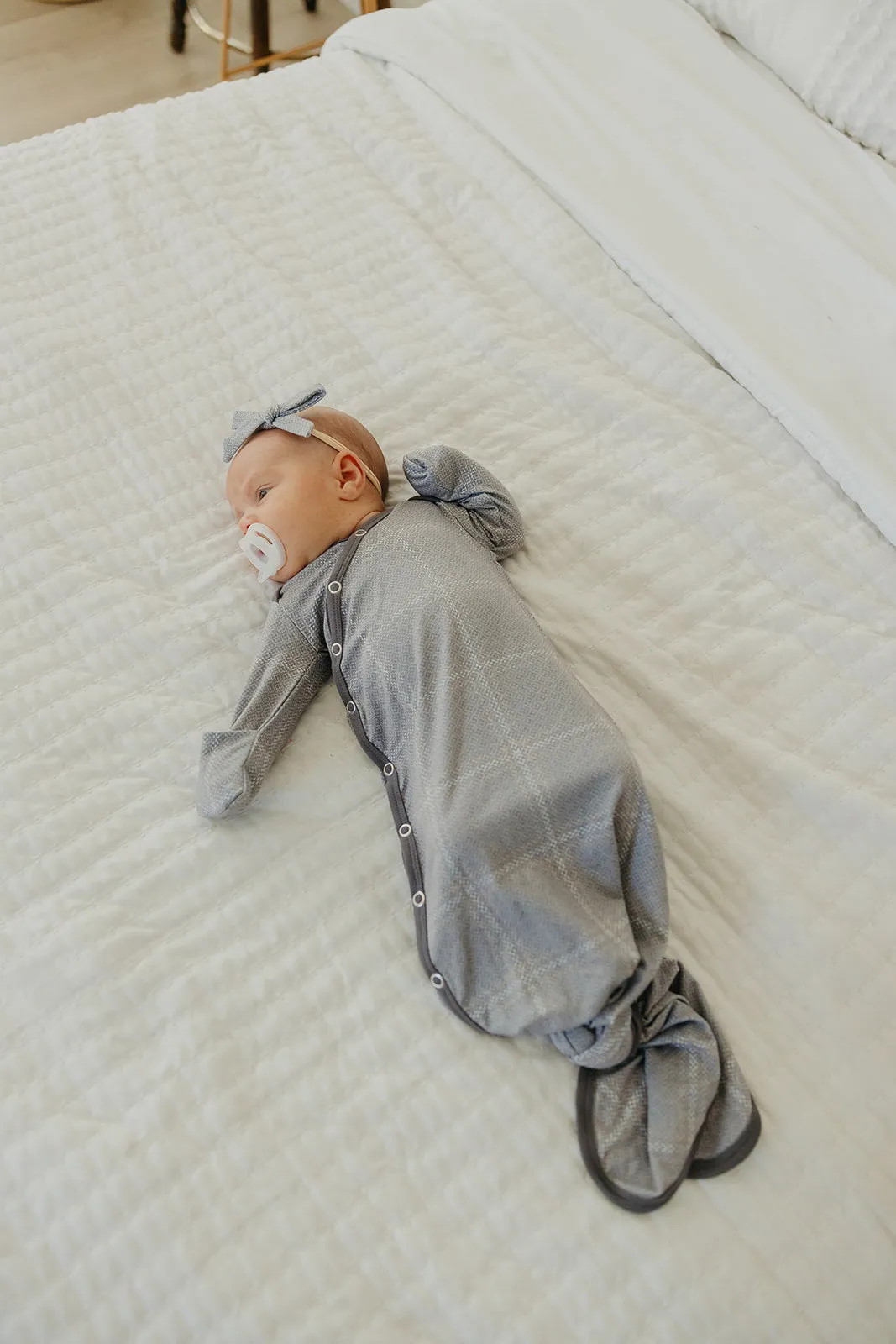 Newborn Knotted Gown - Dakota
