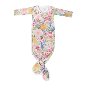 Newborn Knotted Gown - Lark