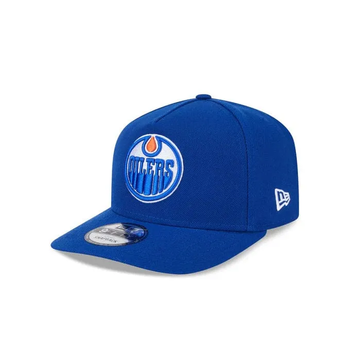 NewEra NHL 9Fifty Team A-Frame Snapback Hat - Edmonton Oilers