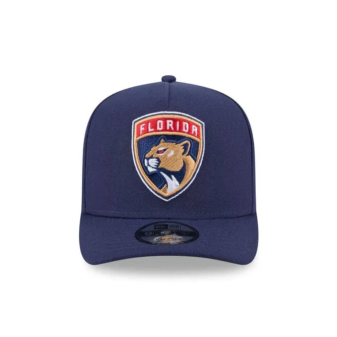 NewEra NHL 9Fifty Team A-Frame Snapback Hat - Florida Panthers