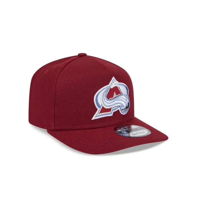 NewEra NHL 9Fifty Team Color Snapback Hat - Colorado Avalanche