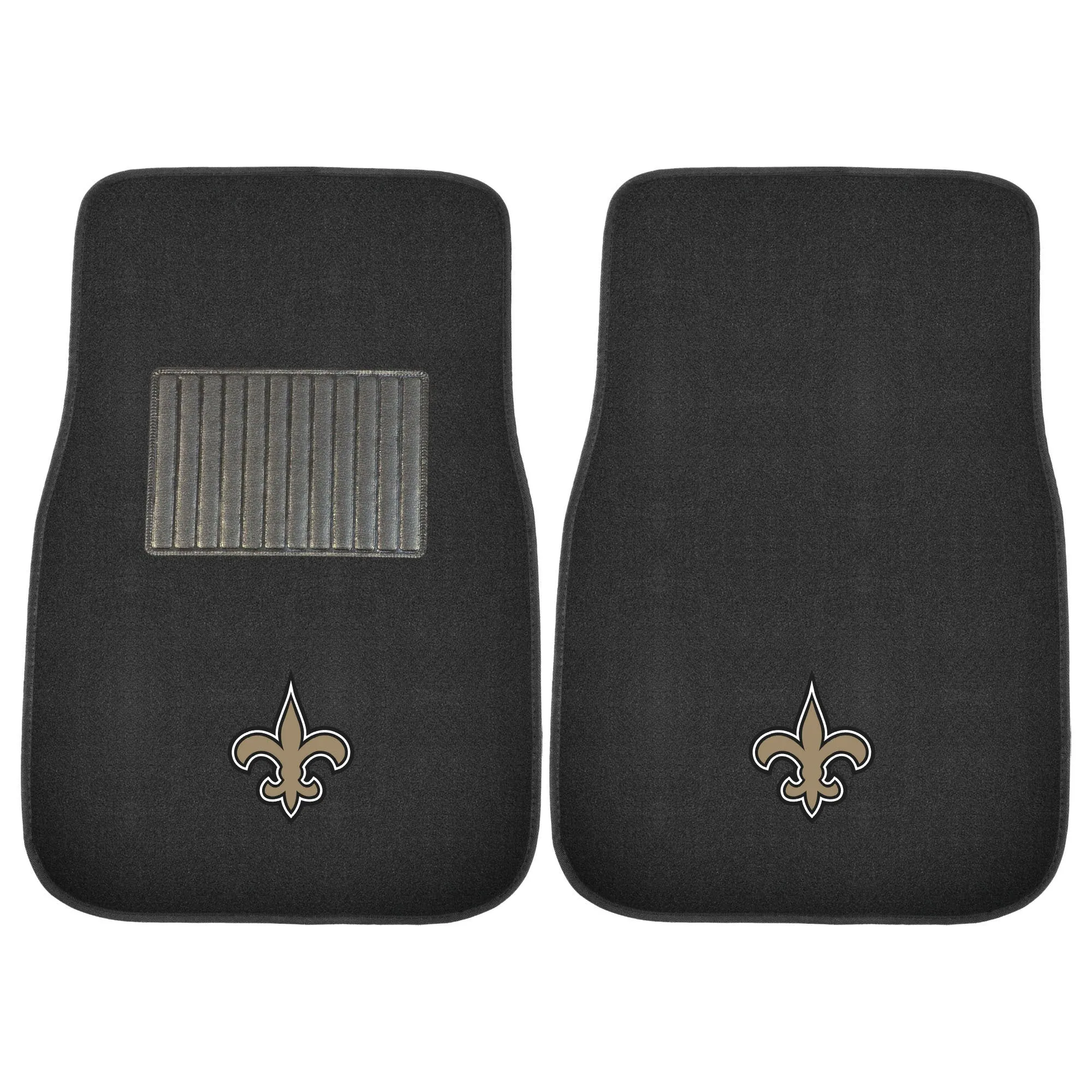 NFL - New Orleans Saints 2-pc Embroidered Car Mat Set