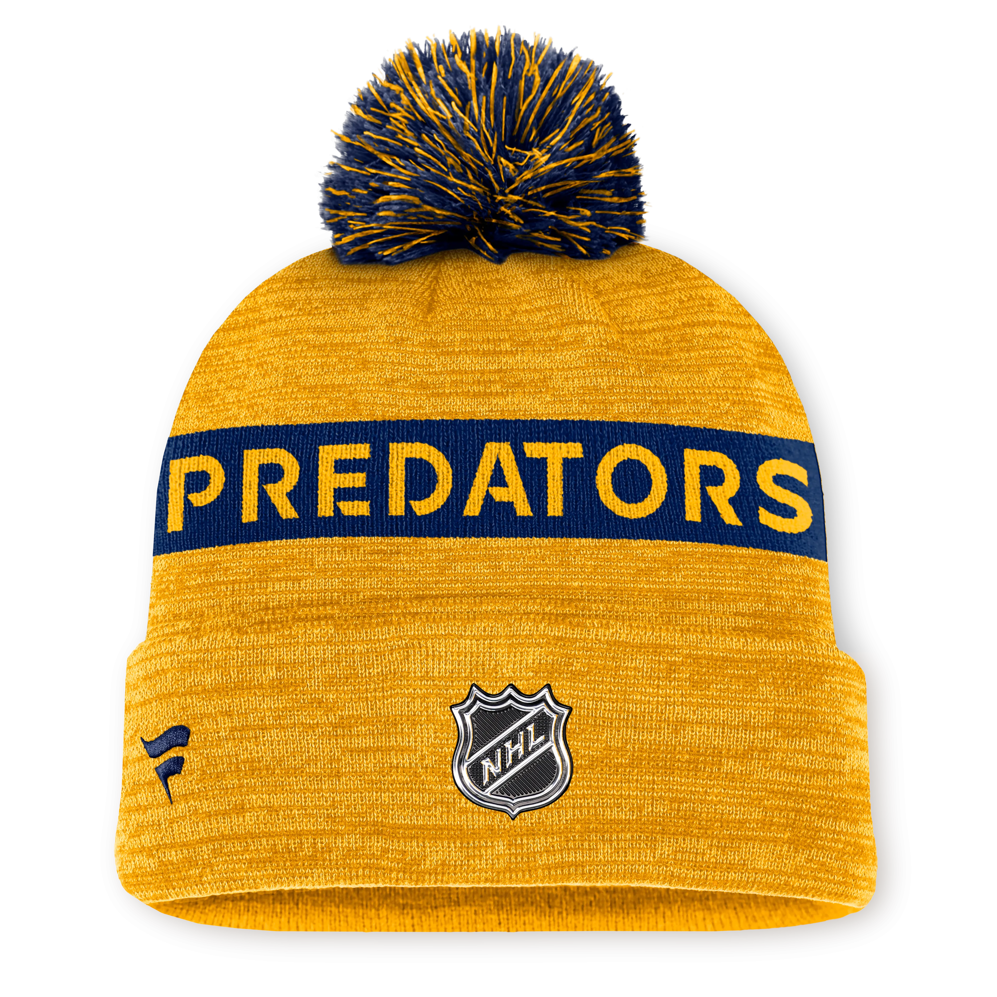 NHL Authentic Pro Rink Cuffed Knit Hat with Pom