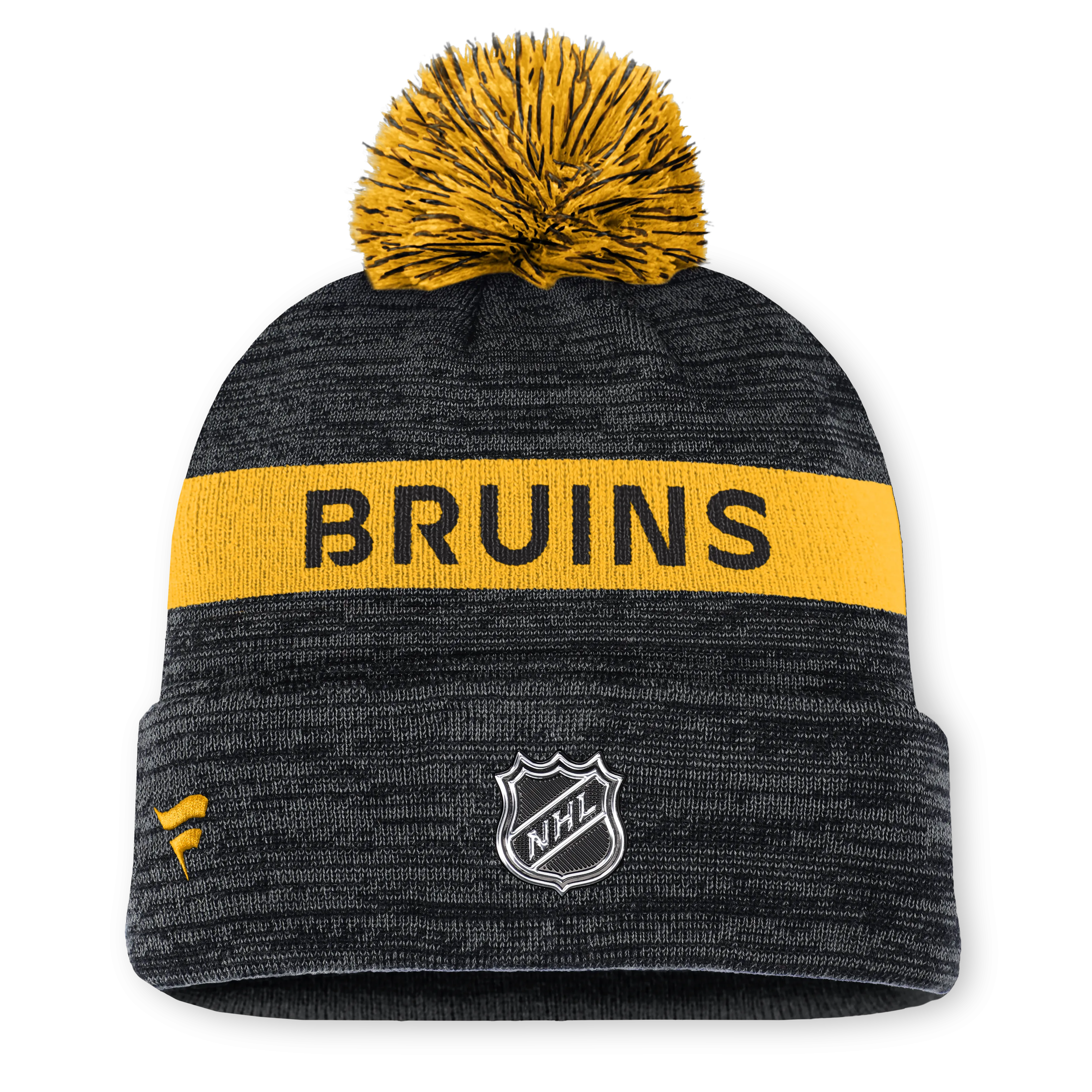 NHL Authentic Pro Rink Cuffed Knit Hat with Pom