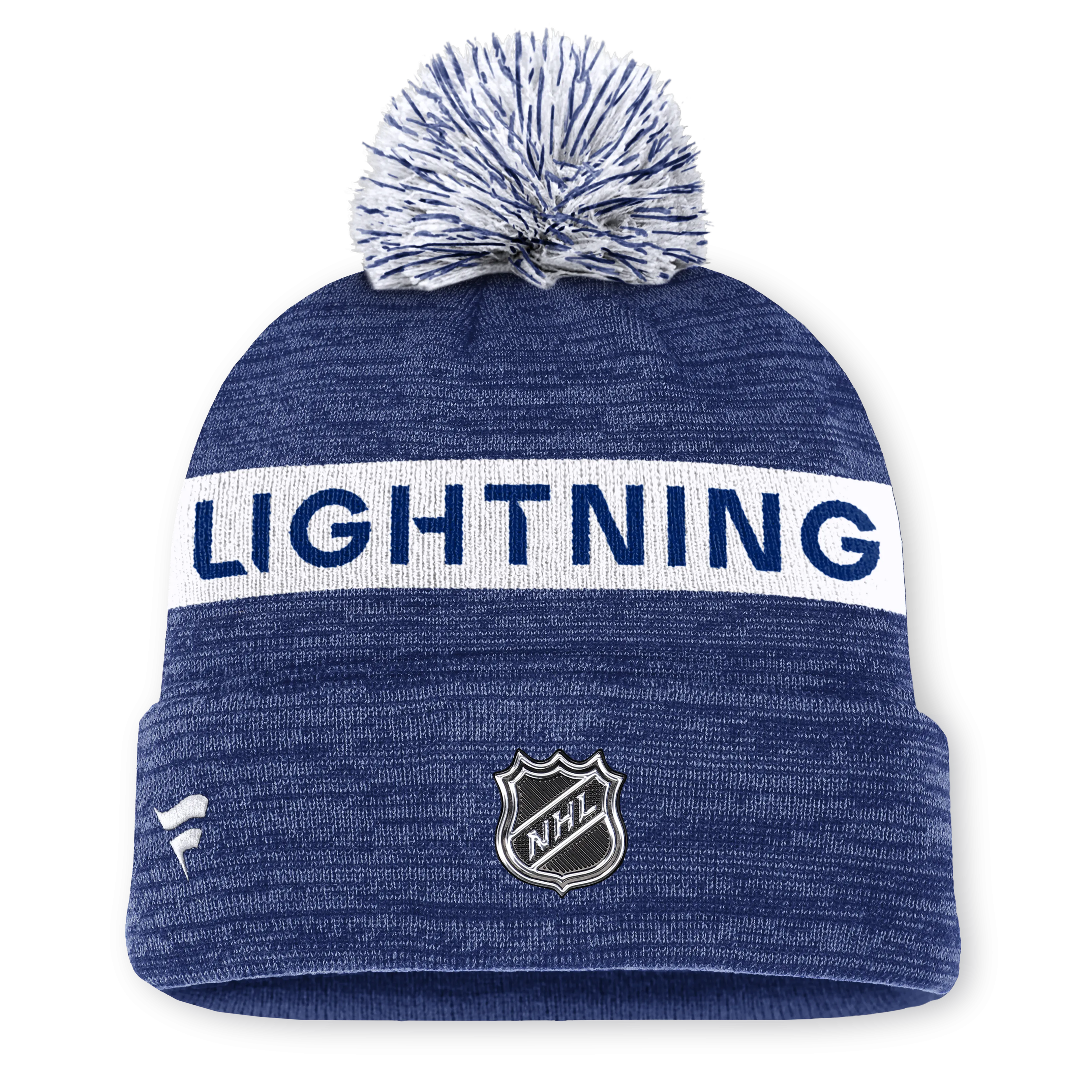 NHL Authentic Pro Rink Cuffed Knit Hat with Pom