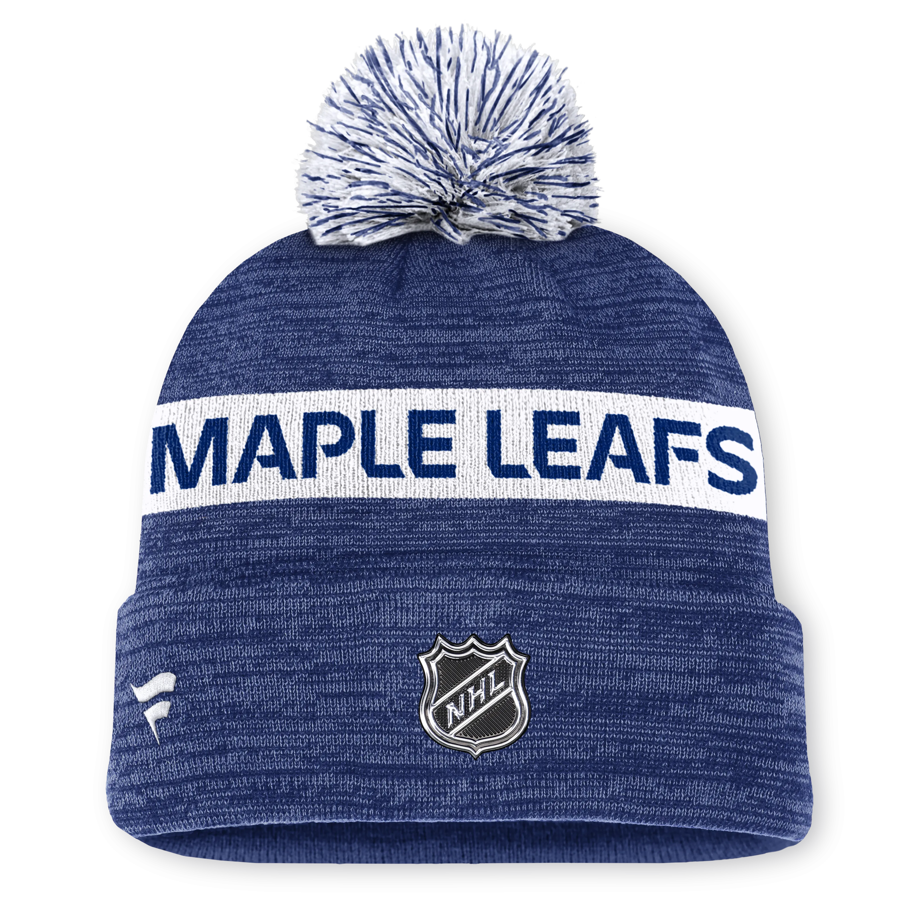 NHL Authentic Pro Rink Cuffed Knit Hat with Pom