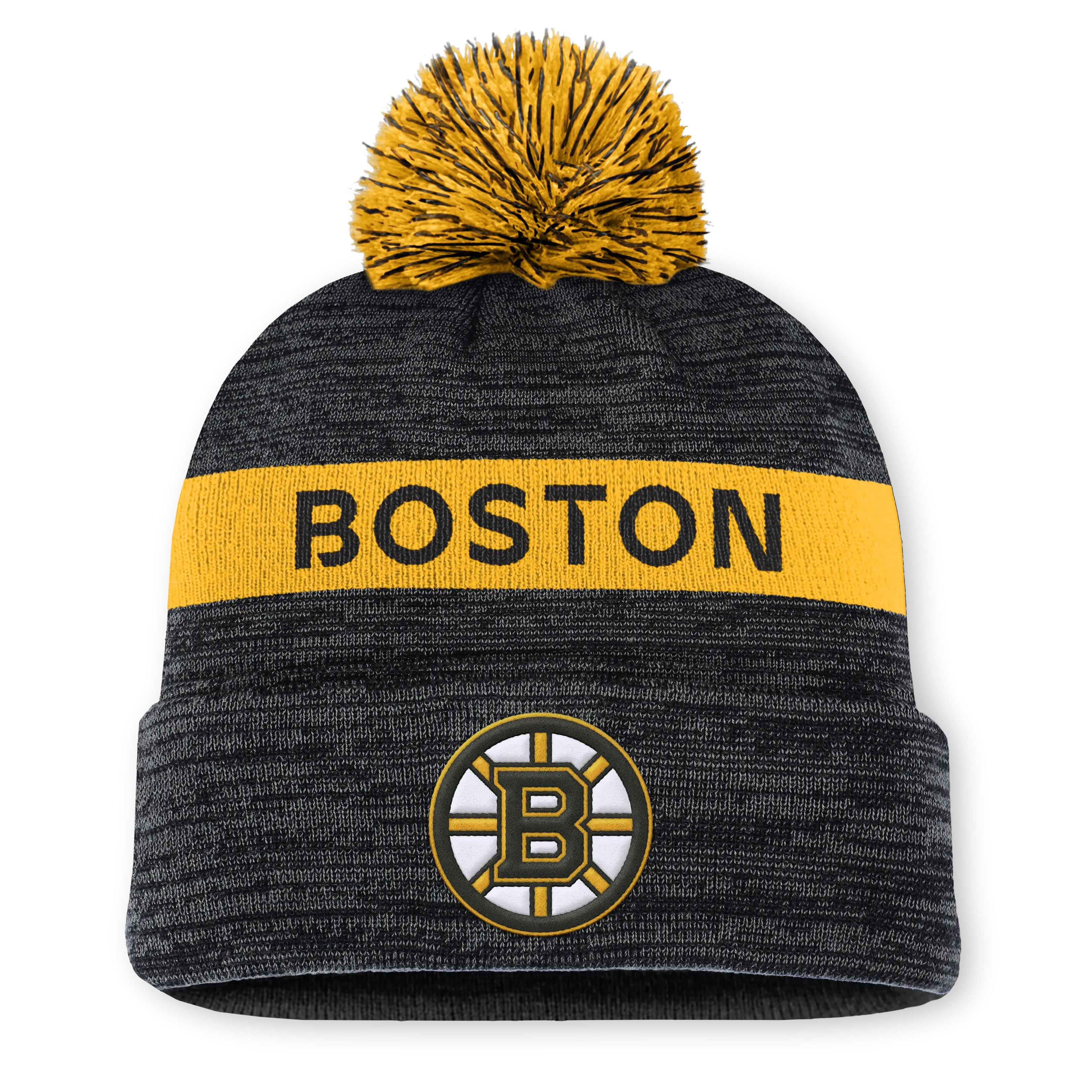 NHL Authentic Pro Rink Cuffed Knit Hat with Pom