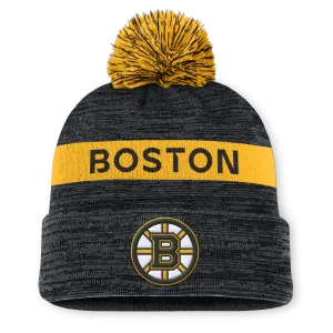 NHL Authentic Pro Rink Cuffed Knit Hat with Pom