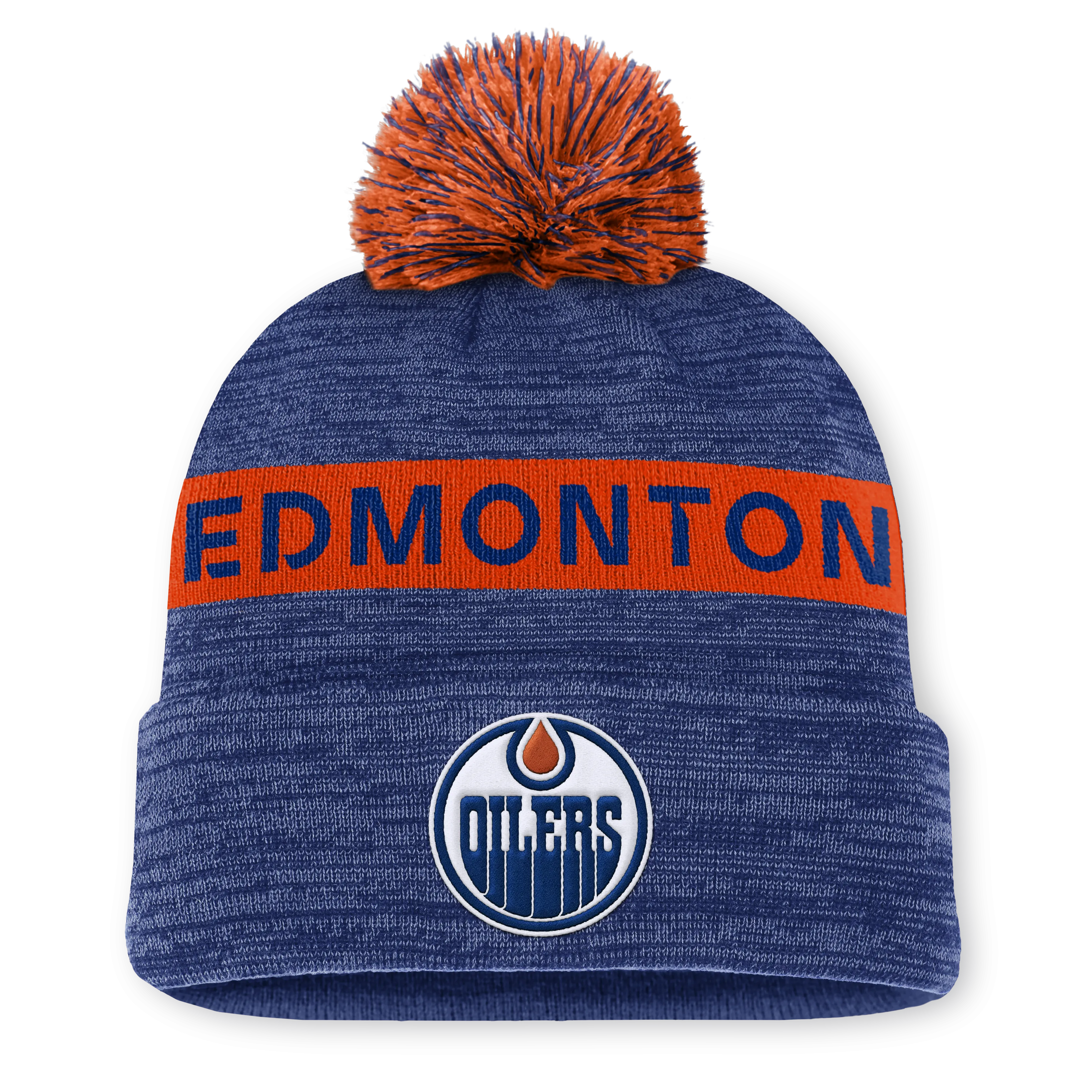 NHL Authentic Pro Rink Cuffed Knit Hat with Pom