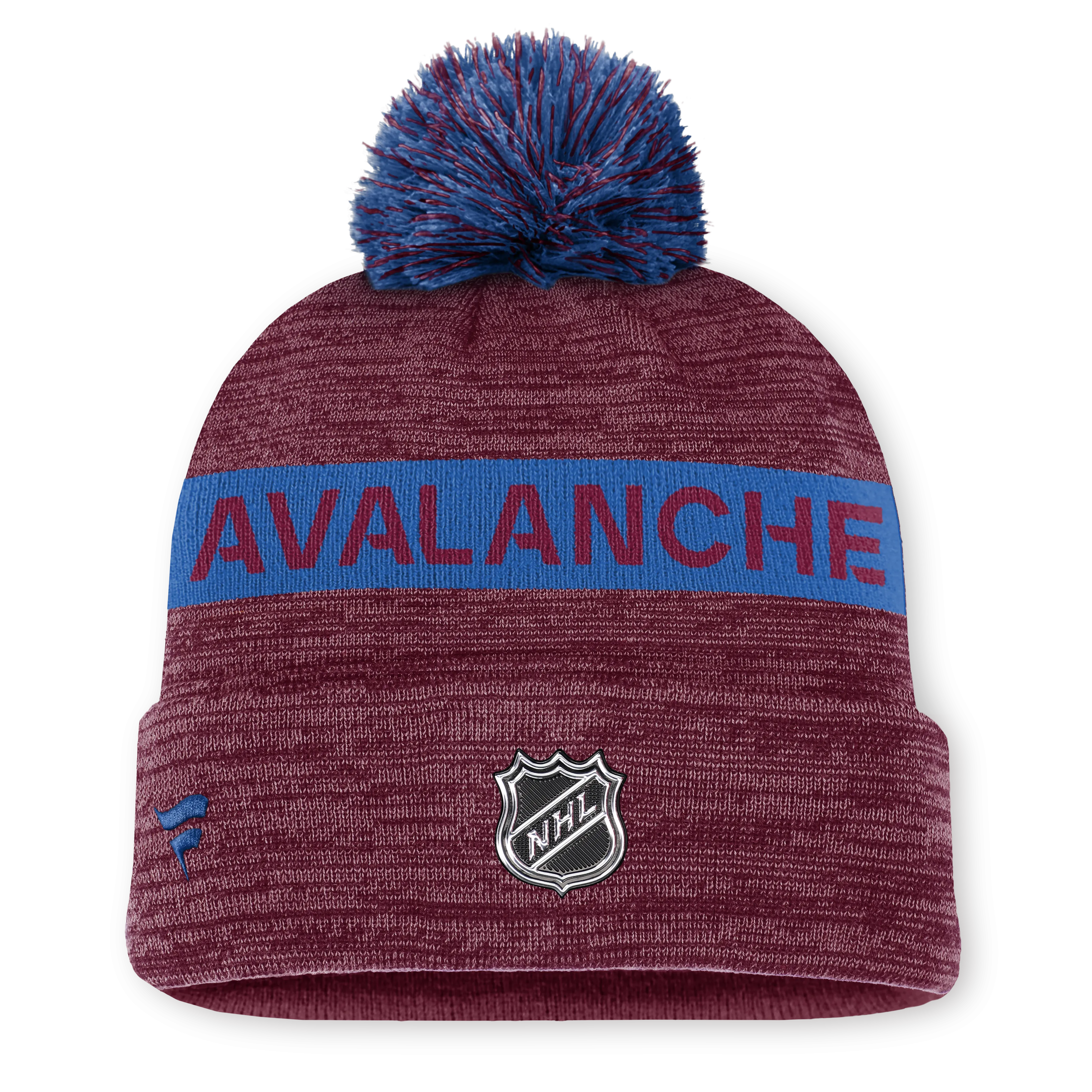 NHL Authentic Pro Rink Cuffed Knit Hat with Pom