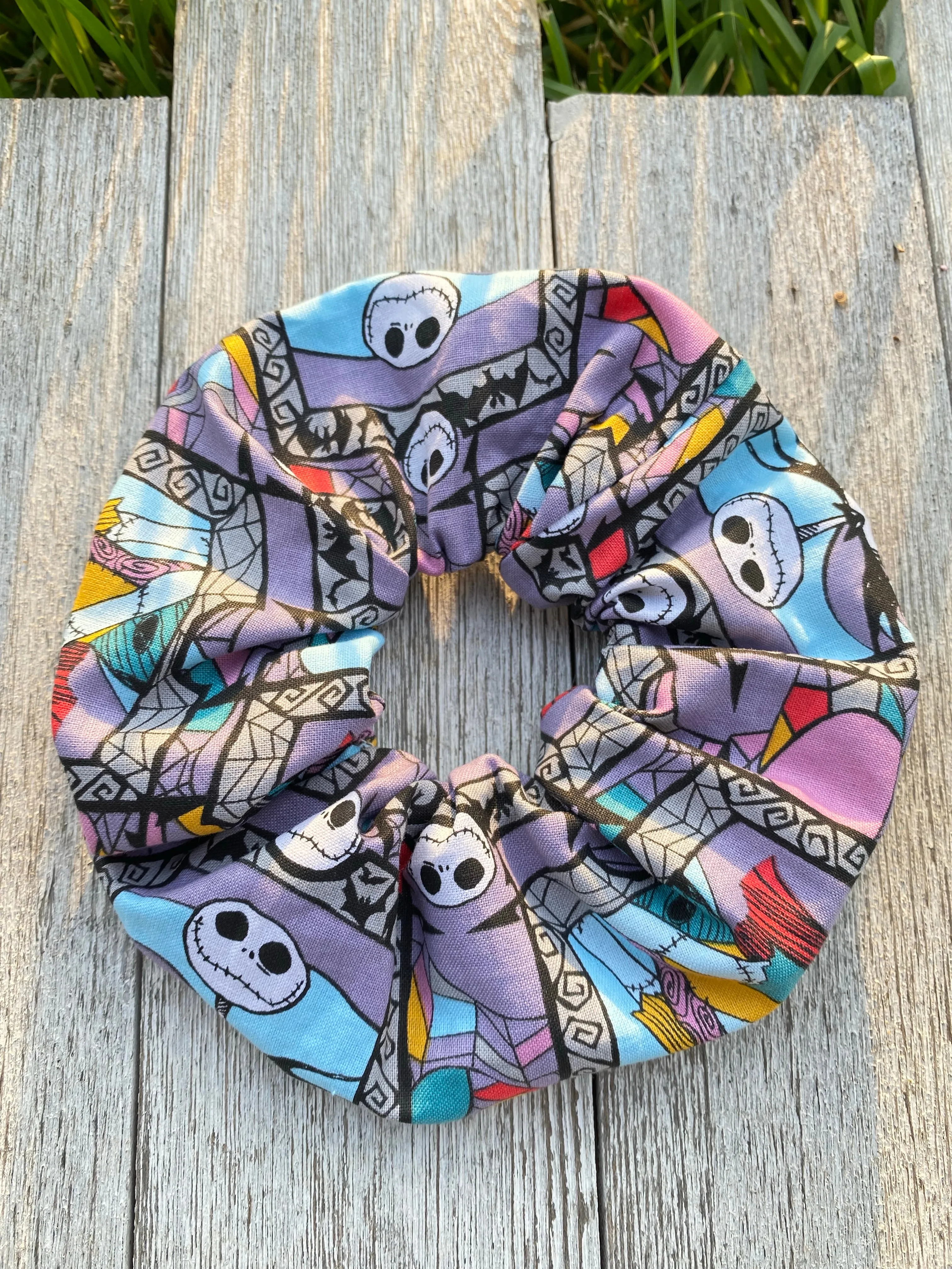 Nightmare Before Christmas Scrunchie Hair Tie Gift