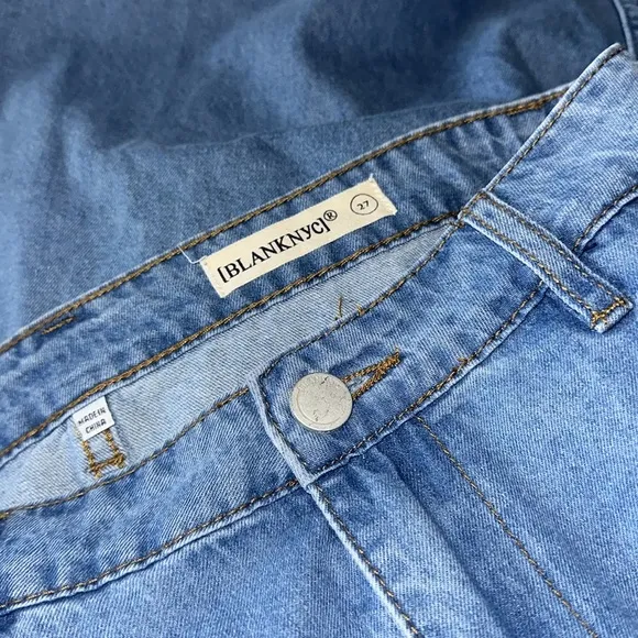 NWT BLANKNYC Denim A-Line Cargo Skirt 27, HIGH GROUNDS