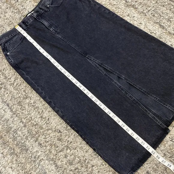 NWT Madewell Black Denim Maxi Skirt sz 29