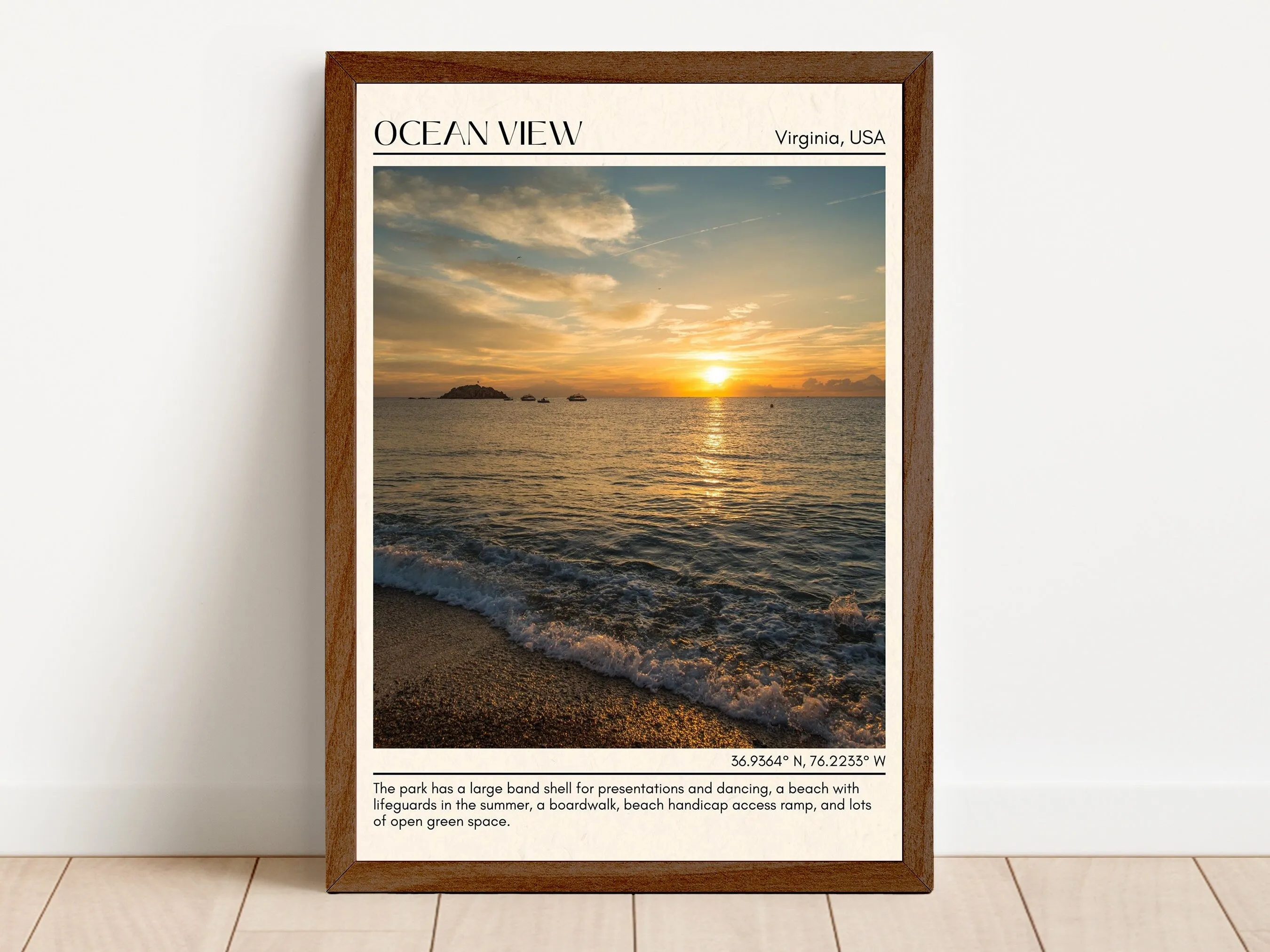 Ocean View Wall Canvas, USA