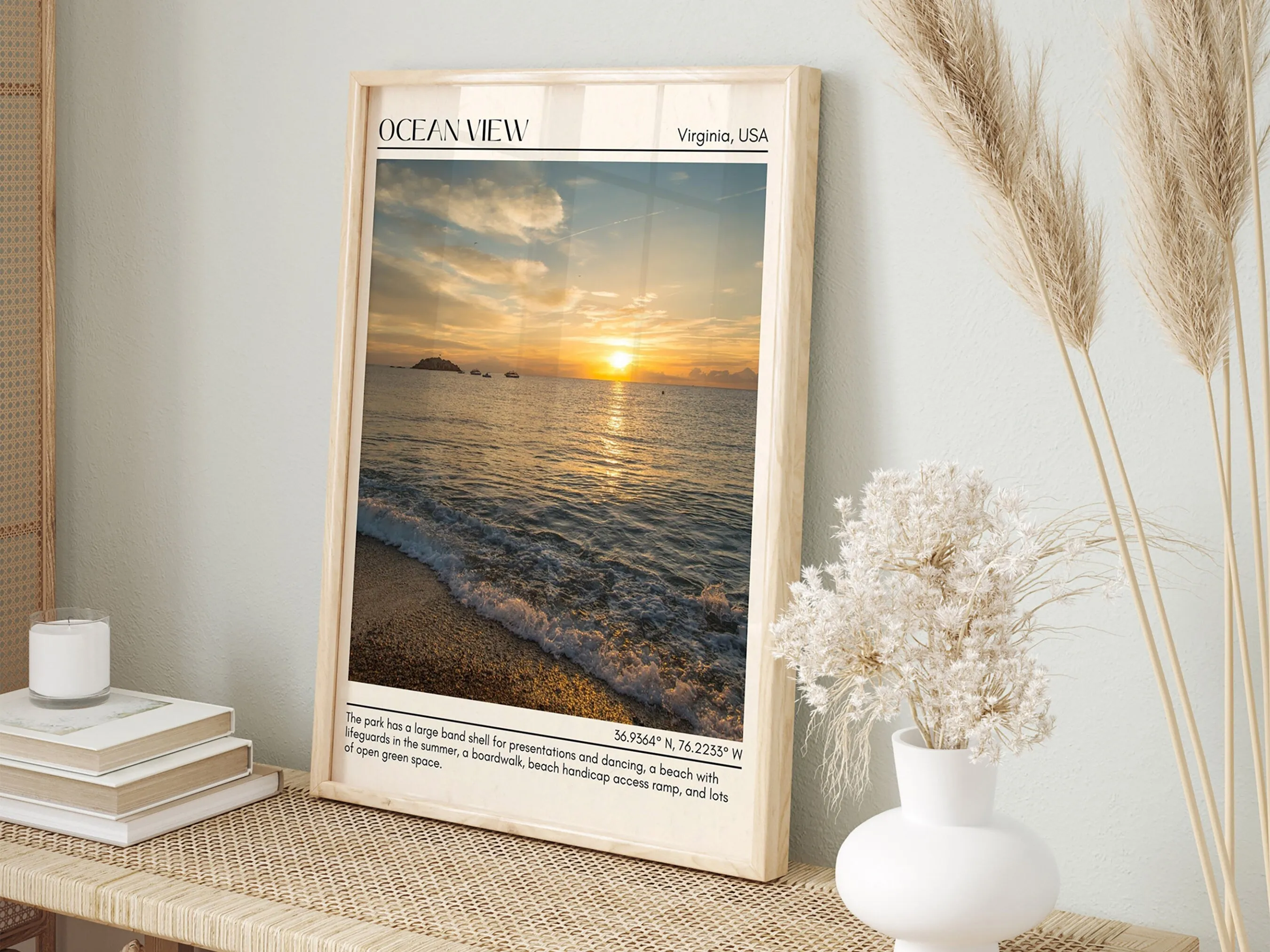 Ocean View Wall Canvas, USA