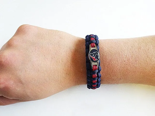 Officially Licensed NFL Houston Texans Paracord Bracelet