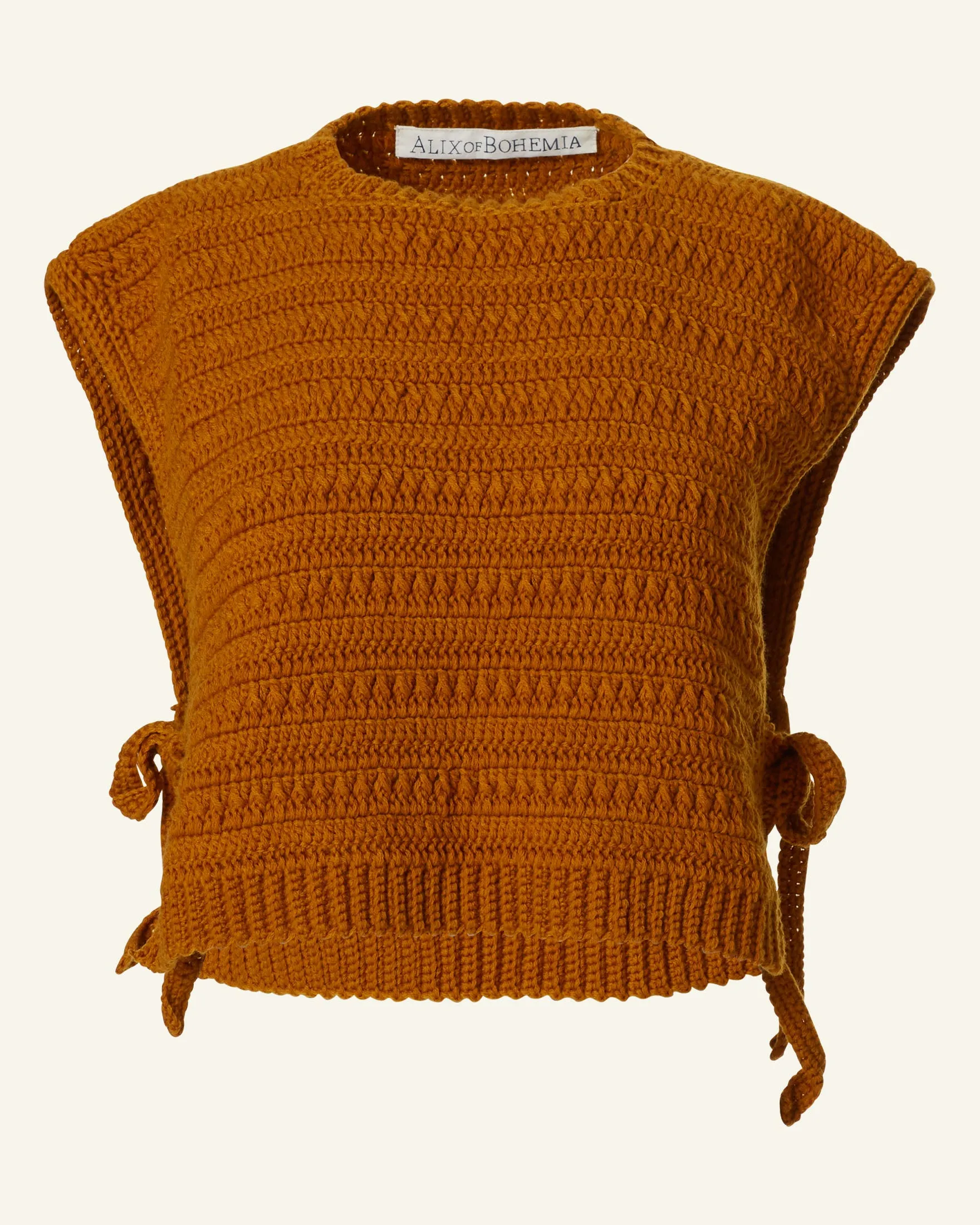 Oona Raffia Crochet Top