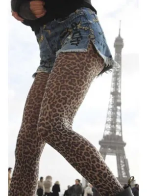 Opaque Solid & Print Tights for Women