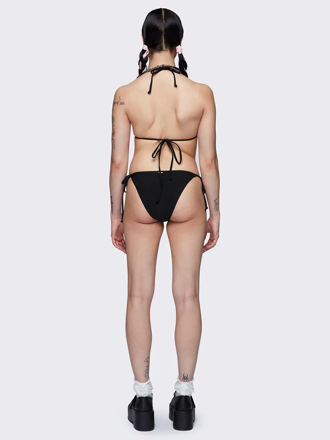 PAMI BOWS TRIANGLE BIKINI TOP