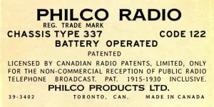 PHILCO-337