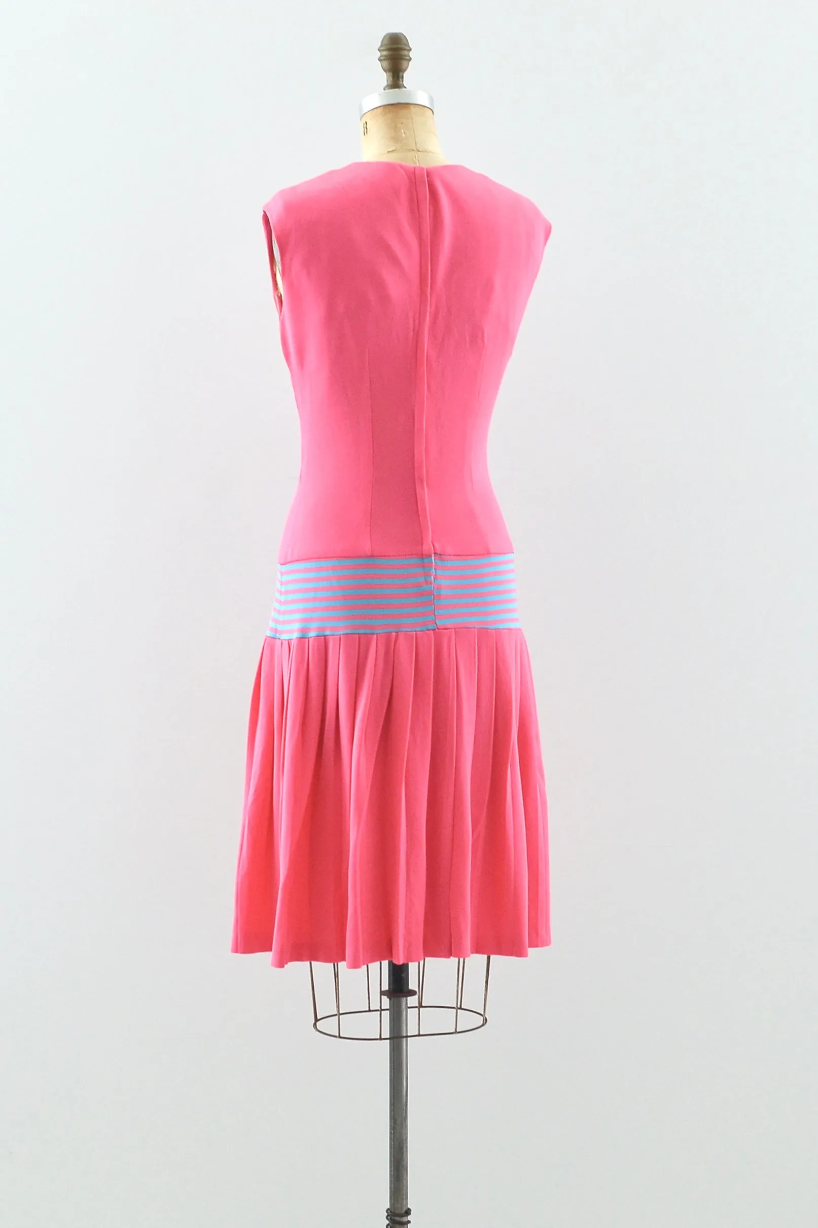 Pink Sailor Dress / S M