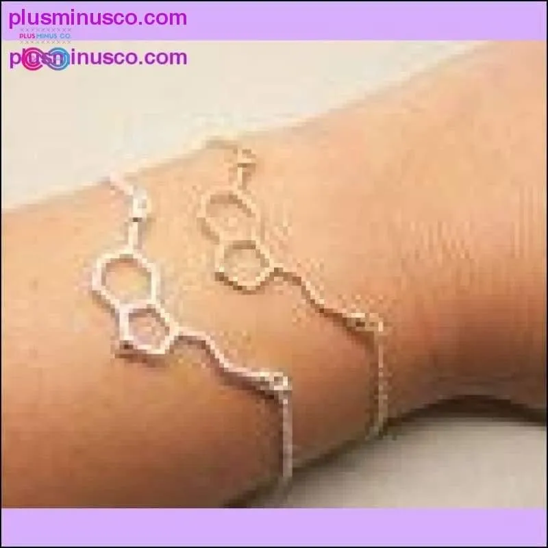 PlusMinus Resveratrol Red Wine Molecular Formula Necklace
